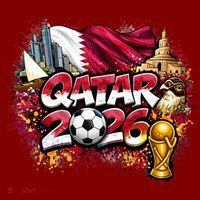 QATAR North America Soccer Tournament 2026 T-Shirt thumb 7