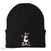 Queen Never Cry Funny Meme Goose Silly Sarcastic Women Beanie thumb 0