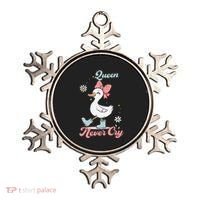 Queen Never Cry Funny Meme Goose Silly Sarcastic Women Ornament thumb 0