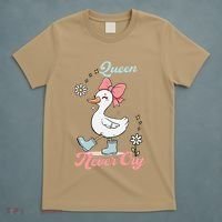 Queen Never Cry Funny Meme Goose Silly Sarcastic Women T-Shirt thumb 5