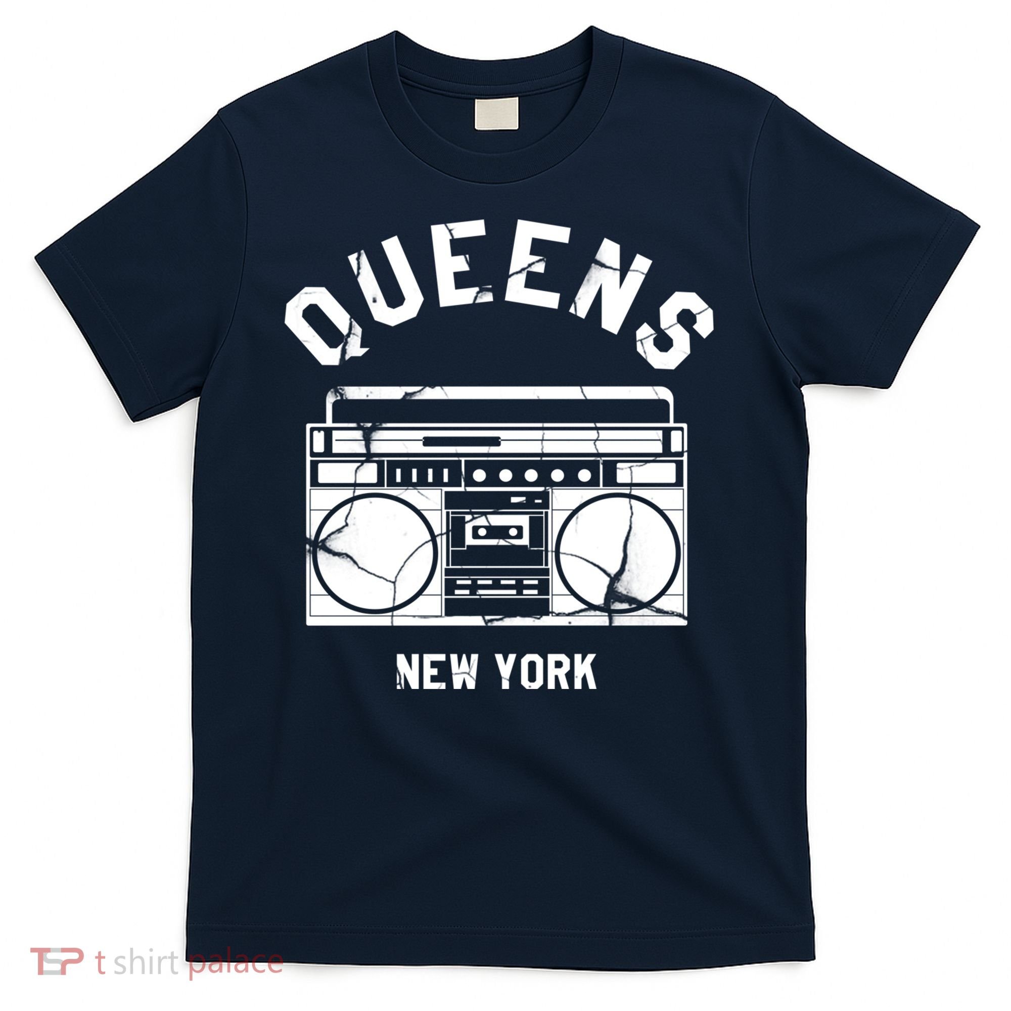 Queens NY Gifts New York NYC Boombox T-Shirt