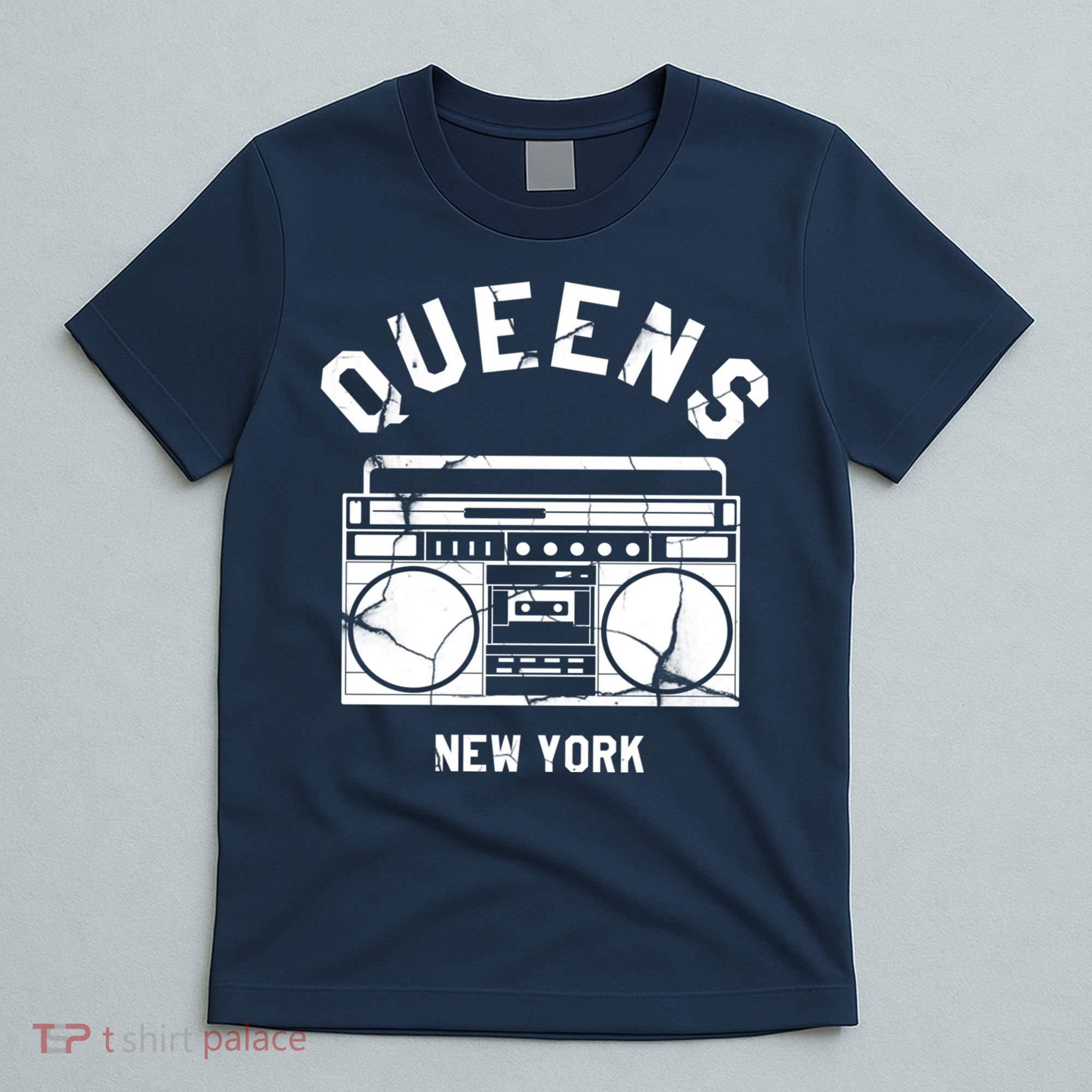 Queens NY Gifts New York NYC Boombox T-Shirt