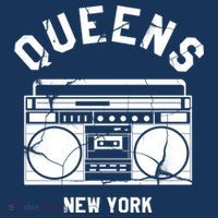 Queens NY Gifts New York NYC Boombox T-Shirt thumb 7