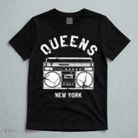 Queens Ny Gifts New York Nyc Boombox T-Shirt thumb 5