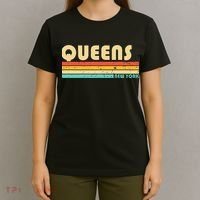 QUEENS NY NEW YORK Funny City Home Roots Retro 70s 80s T-Shirt thumb 4