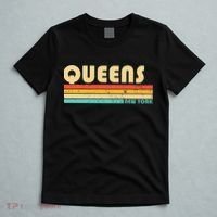 QUEENS NY NEW YORK Funny City Home Roots Retro 70s 80s T-Shirt thumb 5