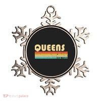 QUEENS NY NEW YORK Funny City Home Roots Retro 70s 80s Ornament thumb 0