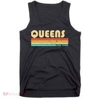 QUEENS NY NEW YORK Funny City Home Roots Retro 70s 80s Tank Top thumb 0