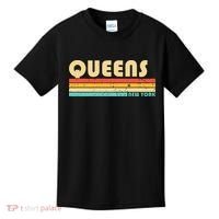 QUEENS NY NEW YORK Funny City Home Roots Retro 70s 80s Kids T-Shirt thumb 0