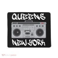 Queens New York Boom Box Graffiti Lettering Mousepad thumb 0