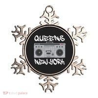 Queens New York Boom Box Graffiti Lettering Ornament thumb 0