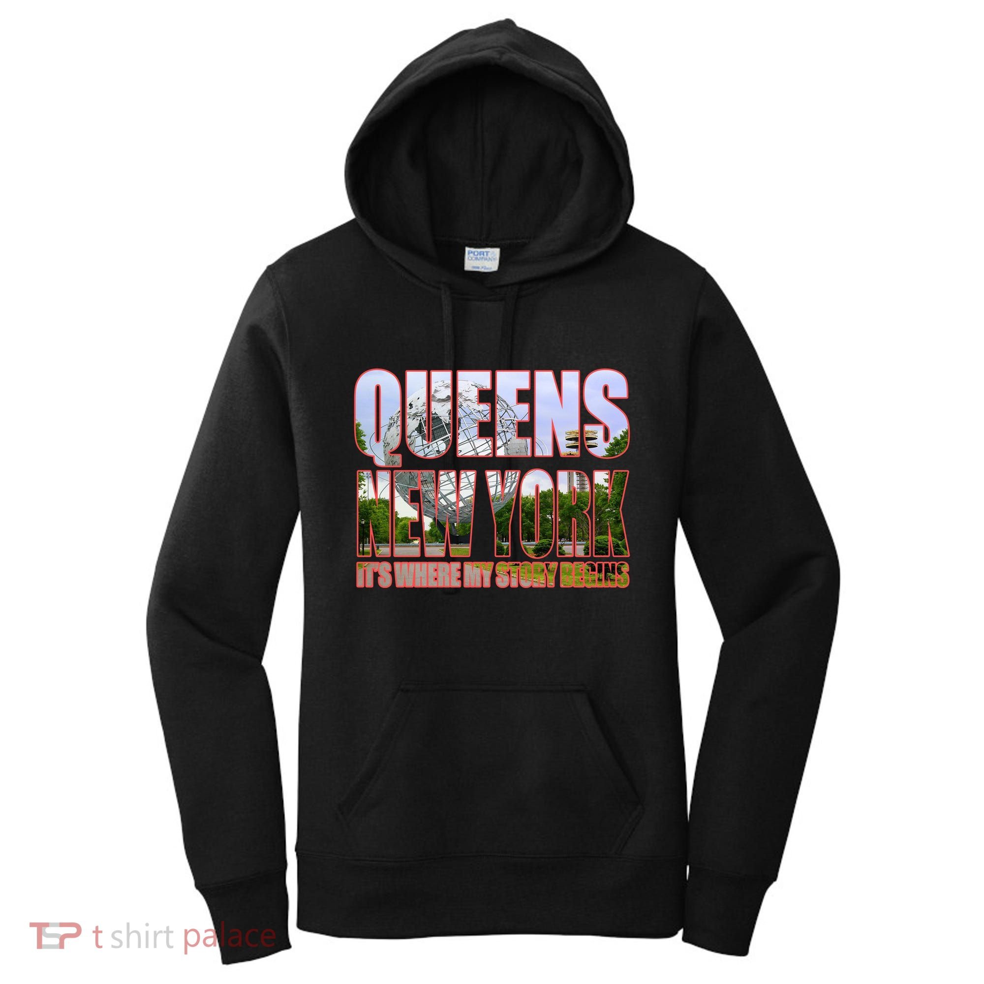 Queen New York It's Where My Story Begins Women's Hoodie