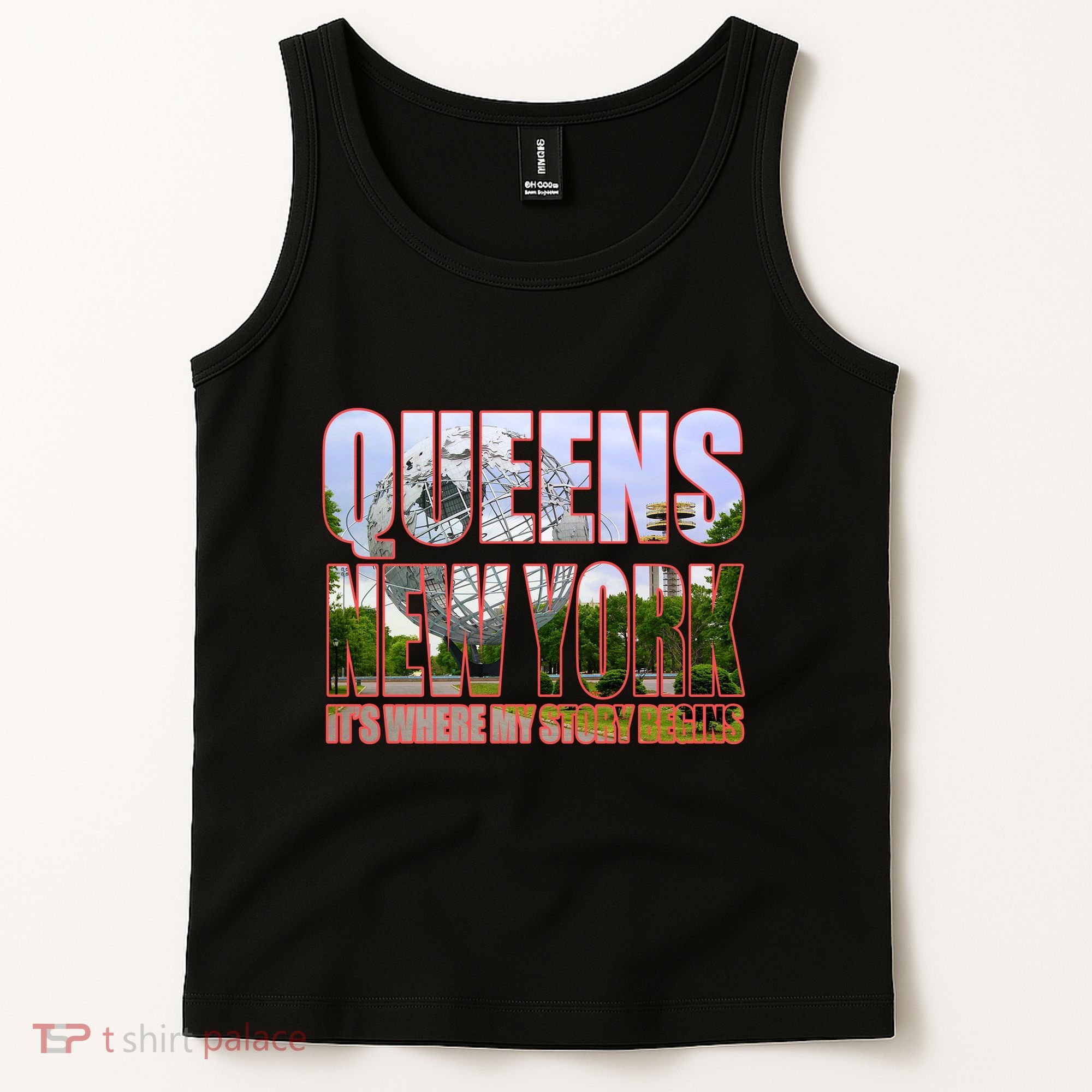 Queen New York It's Where My Story Begins Tank Top