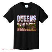 Queen New York It's Where My Story Begins Kids T-Shirt thumb 0