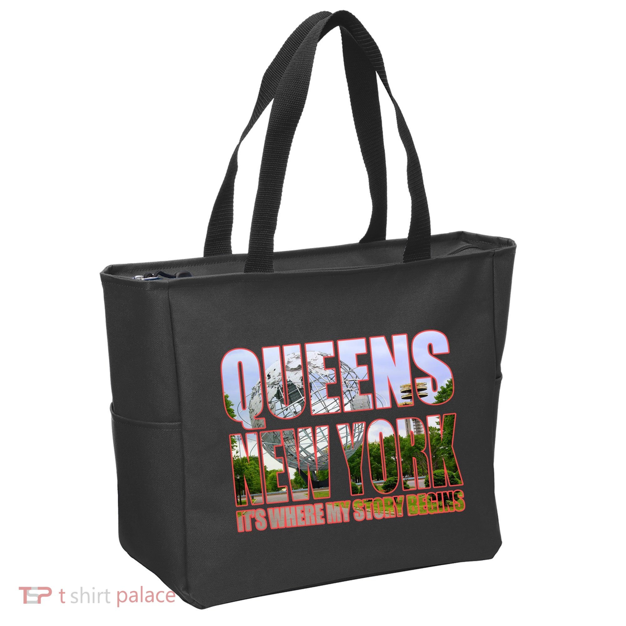 Queen New York It's Where My Story Begins Tote Bag