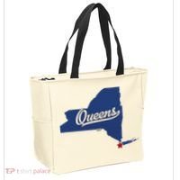 Queens New York Ny Map Tote Bag thumb 2