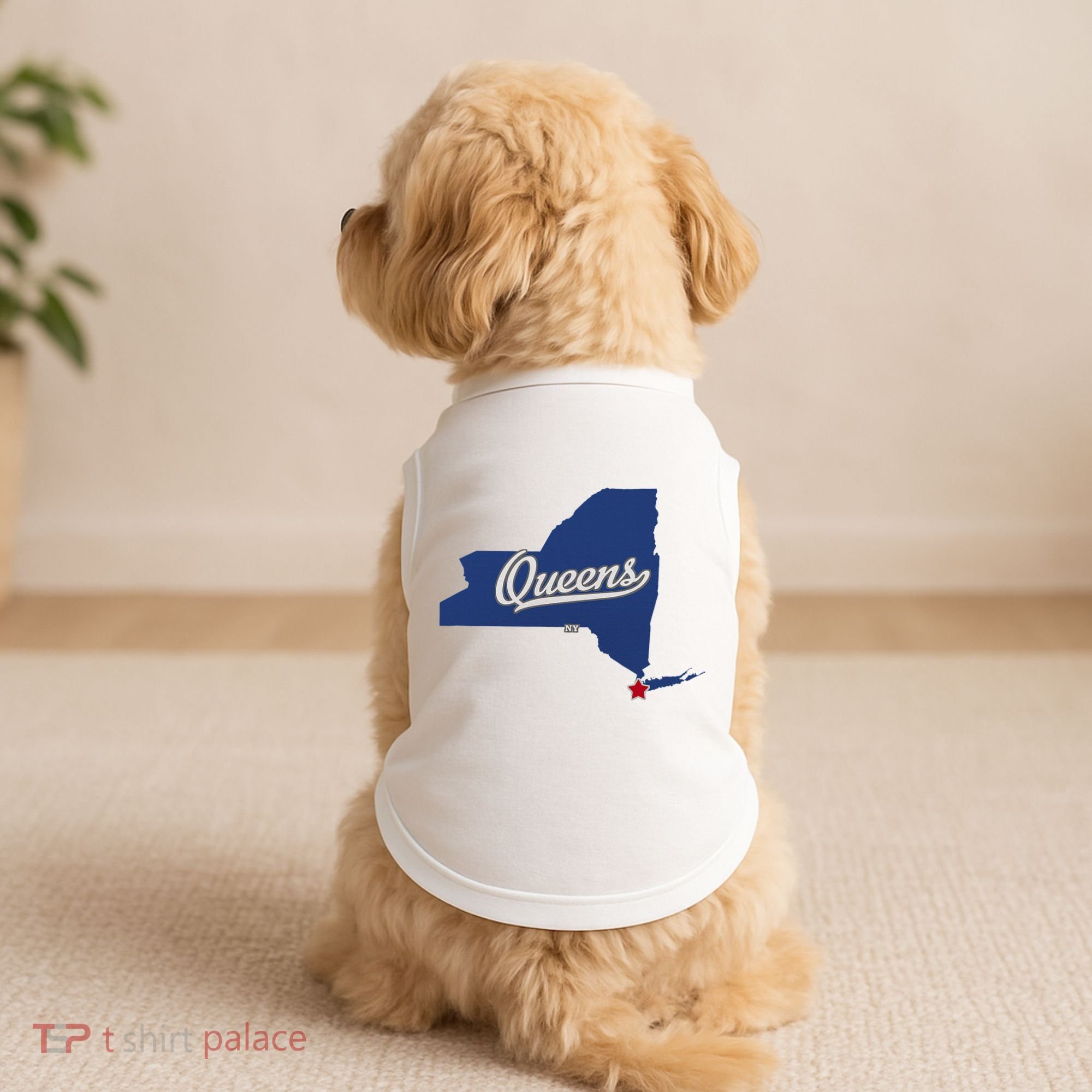 Queens New York Ny Map Doggie Tank