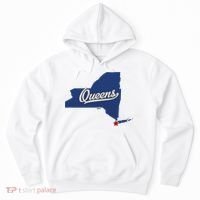 Queens New York Ny Map Hoodie thumb 0