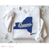 Queens New York Ny Map Sweatshirt thumb 2