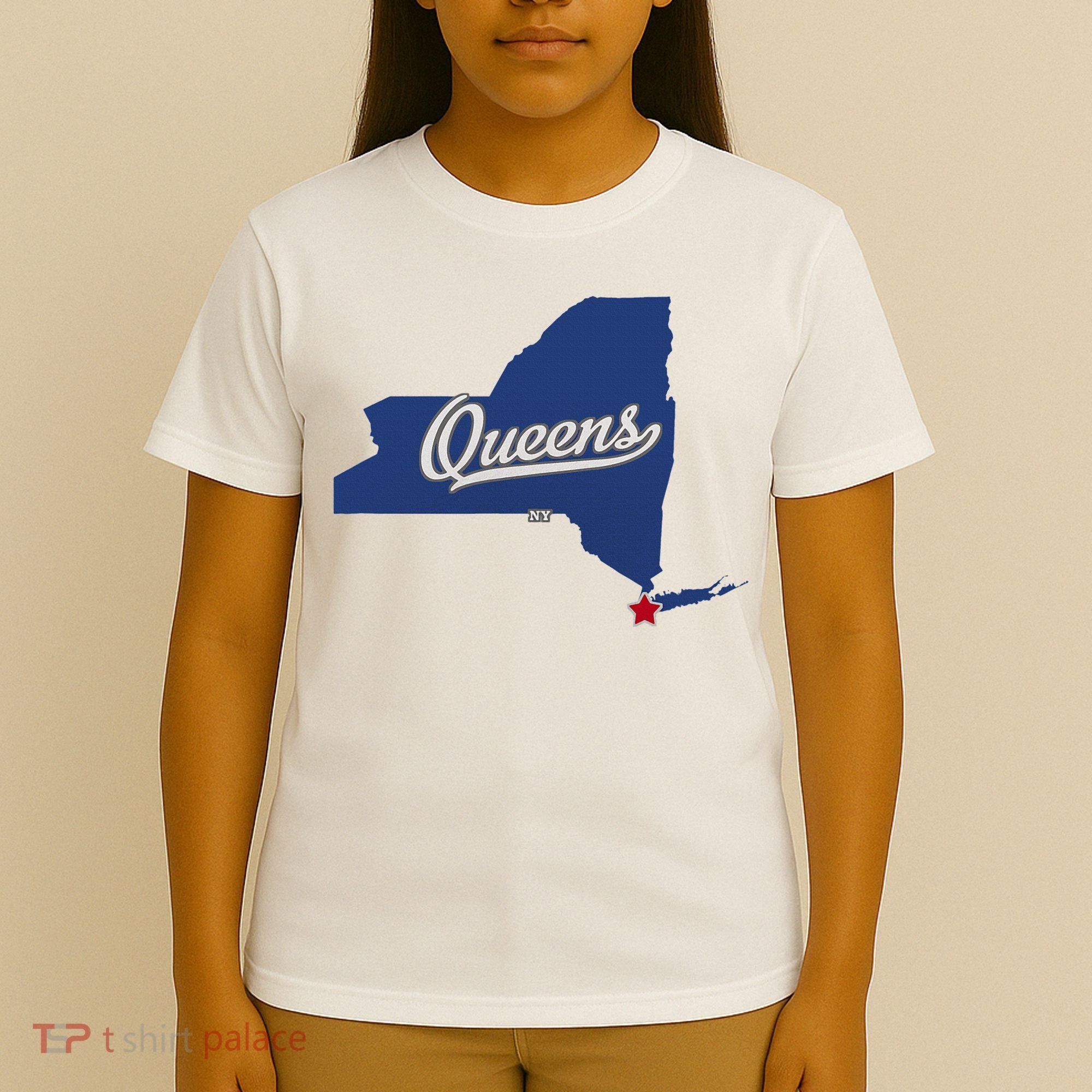 Queens New York Ny Map T-Shirt