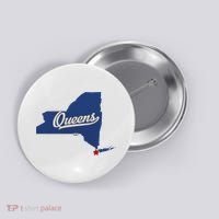 Queens New York Ny Map Button thumb 0