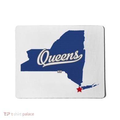 Queens New York Ny Map Mousepad