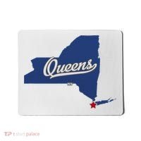 Queens New York Ny Map Mousepad thumb 0