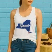Queens New York Ny Map Women's Tank Top thumb 2