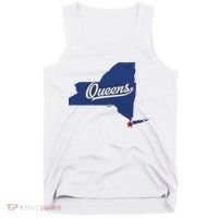 Queens New York Ny Map Tank Top thumb 0