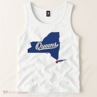 Queens New York Ny Map Tank Top thumb 2