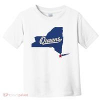 Queens New York Ny Map Toddler T-Shirt thumb 0