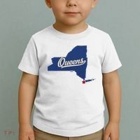 Queens New York Ny Map Toddler T-Shirt thumb 2