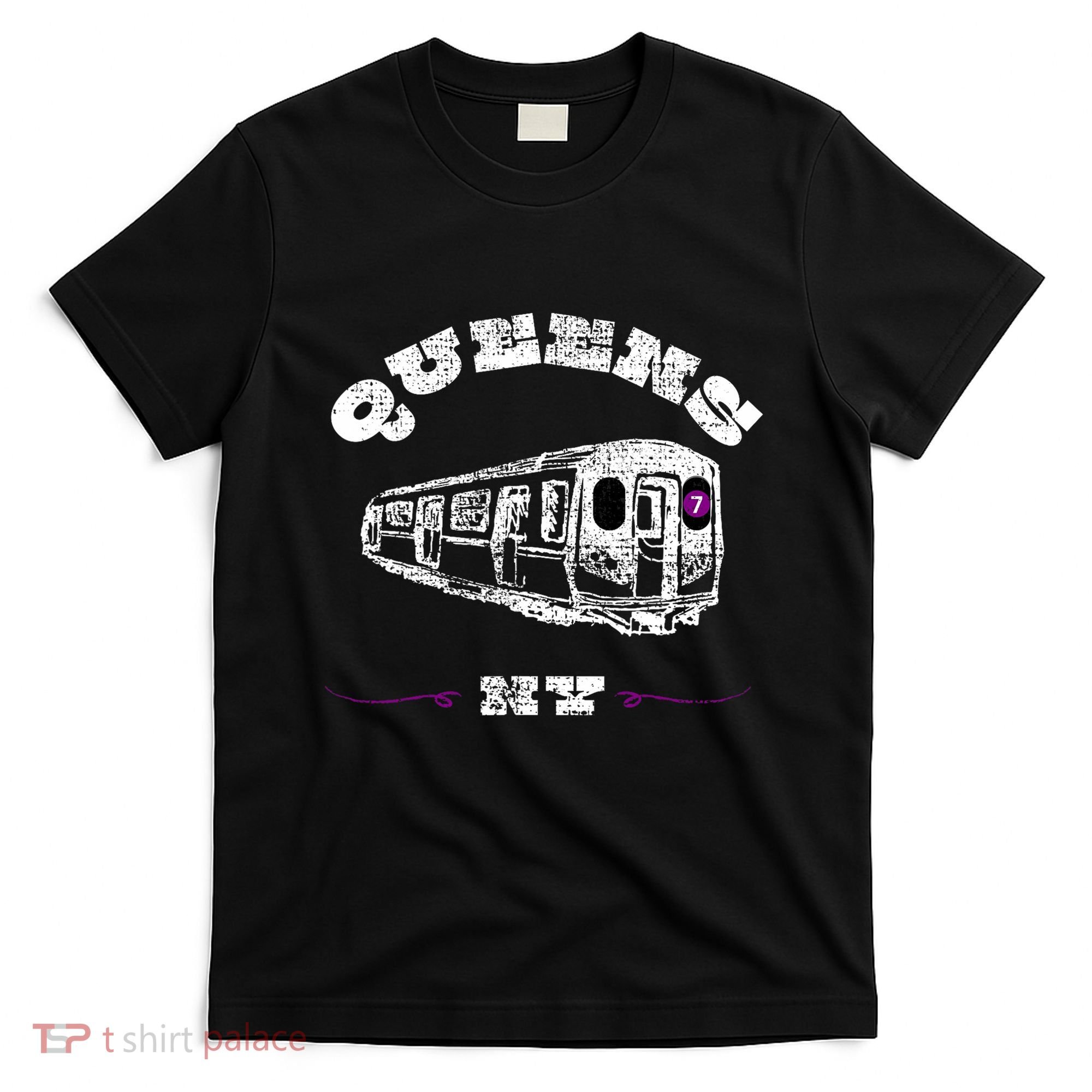 Queens New York 7 Train New York City Borough Nyc T-Shirt