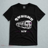 Queens New York 7 Train New York City Borough Nyc T-Shirt thumb 5