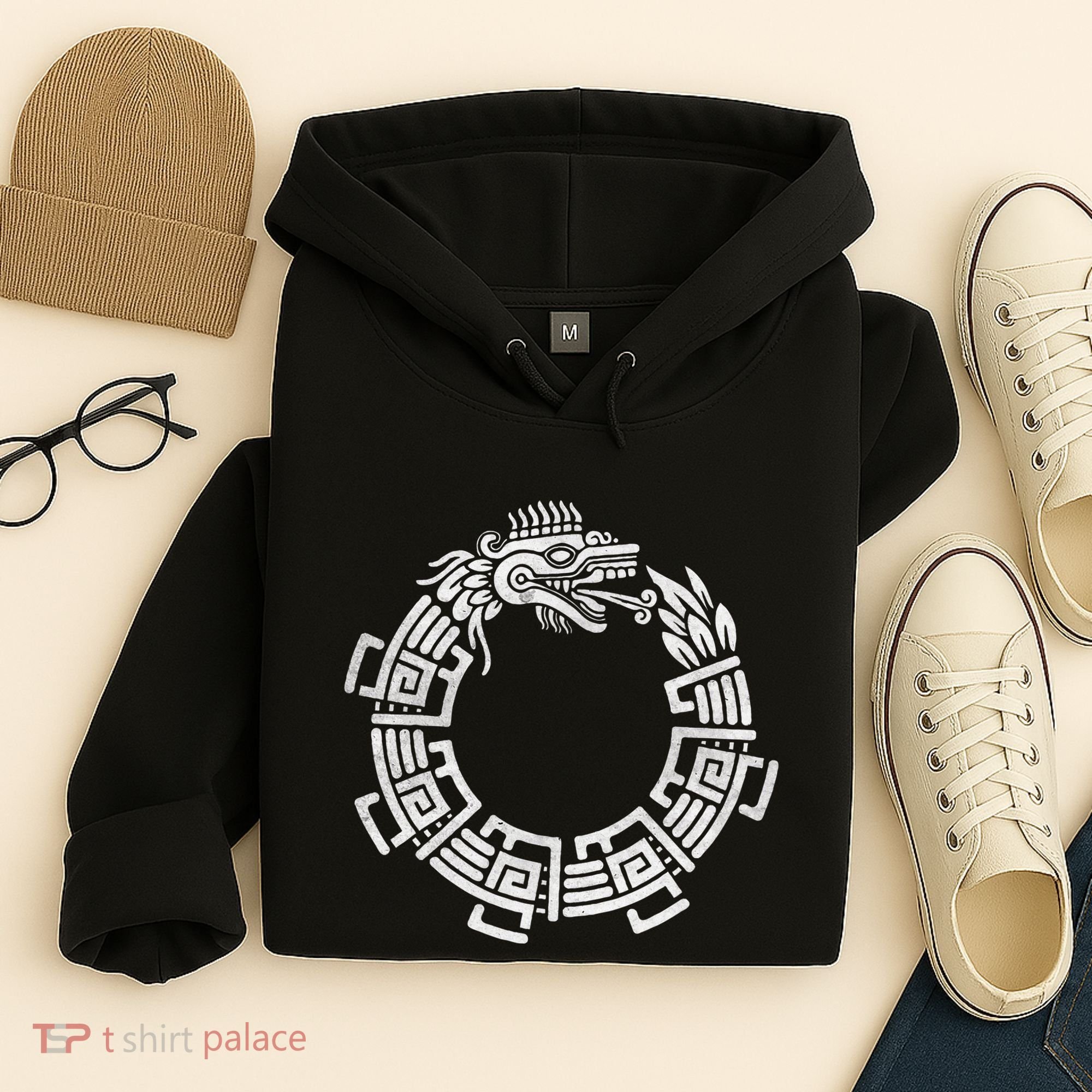 Quetzalcoatl Ouroboros Aztec Serpent Mayan Inca Toltec Hoodie
