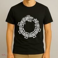 Quetzalcoatl Ouroboros Aztec Serpent Mayan Inca Toltec T-Shirt thumb 3
