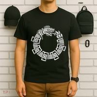 Quetzalcoatl Ouroboros Aztec Serpent Mayan Inca Toltec T-Shirt thumb 6