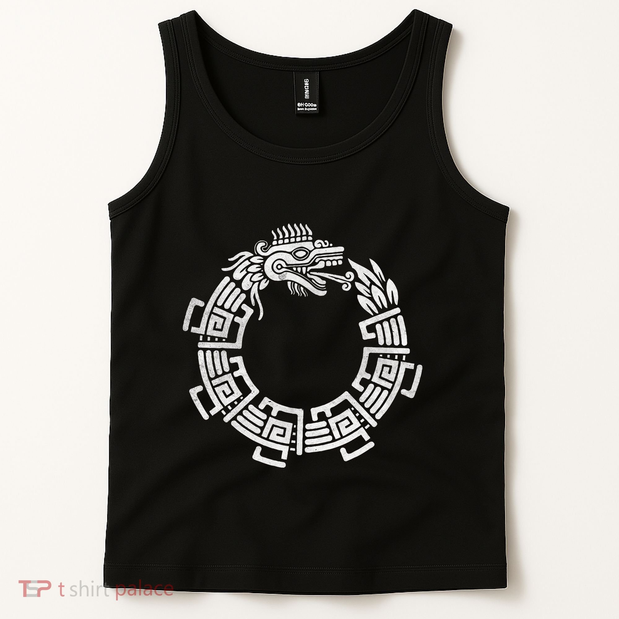 Quetzalcoatl Ouroboros Aztec Serpent Mayan Inca Toltec Tank Top
