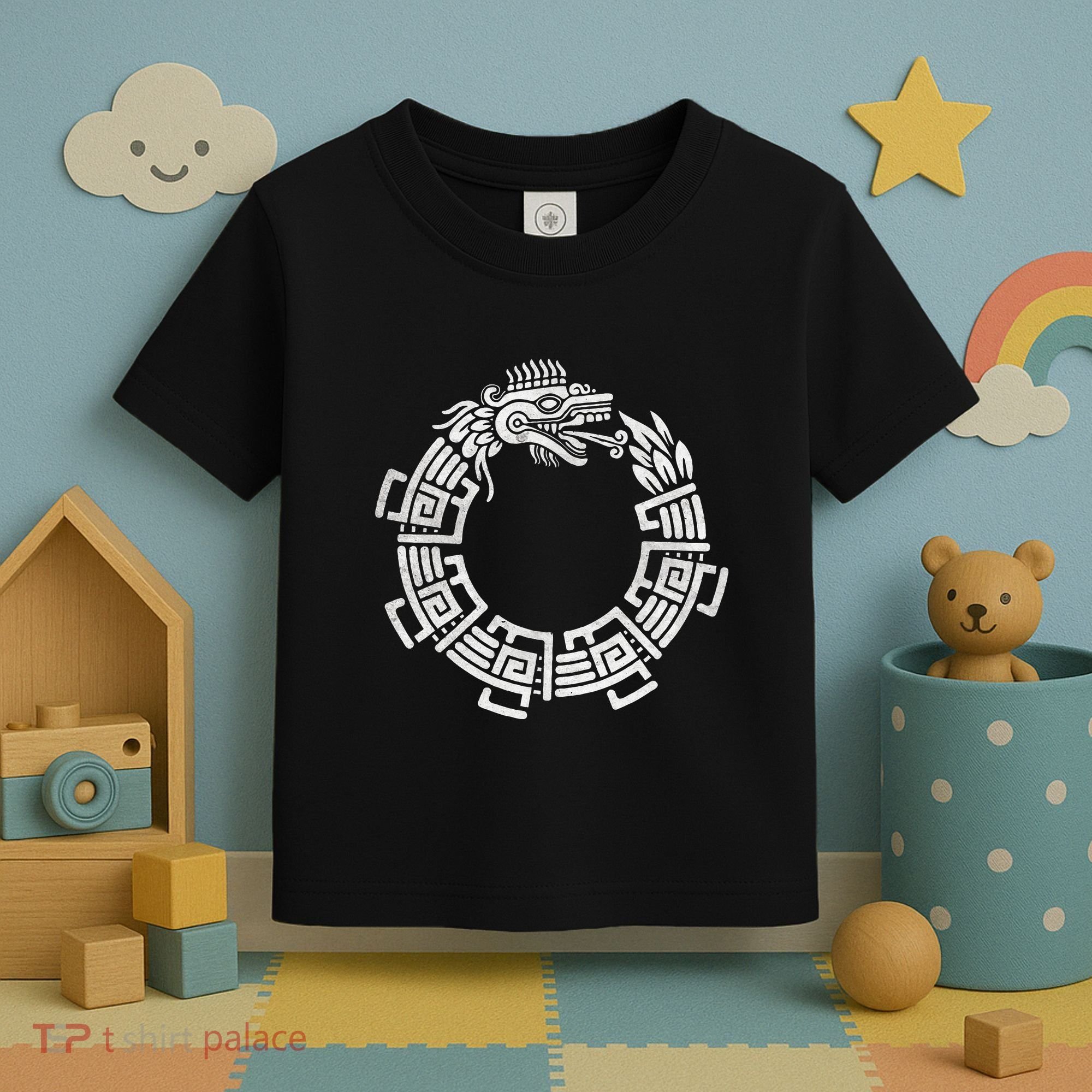 Quetzalcoatl Ouroboros Aztec Serpent Mayan Inca Toltec Toddler T-Shirt