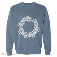 Quetzalcoatl Ouroboros Aztec Serpent Mayan Inca Toltec Garment-Dyed Sweatshirt thumb 0