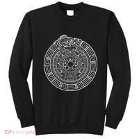 Quetzalcoatl Ouroboros Aztec Serpent Aztec Sun Stone Sweatshirt thumb 0