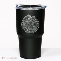 Quetzalcoatl Ouroboros Aztec Serpent Aztec Sun Stone Tumbler thumb 0