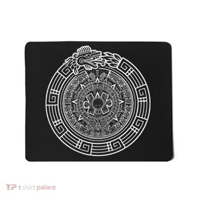 Quetzalcoatl Ouroboros Aztec Serpent Aztec Sun Stone Mousepad