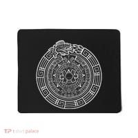 Quetzalcoatl Ouroboros Aztec Serpent Aztec Sun Stone Mousepad thumb 0