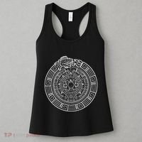 Quetzalcoatl Ouroboros Aztec Serpent Aztec Sun Stone Women's Tank Top thumb 3