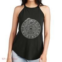Quetzalcoatl Ouroboros Aztec Serpent Aztec Sun Stone Women's Perfect Tri Rocker Tank thumb 2