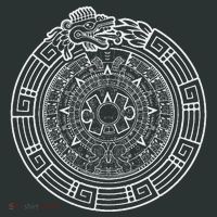 Quetzalcoatl Ouroboros Aztec Serpent Aztec Sun Stone Infant Baby Jersey Bodysuit thumb 2