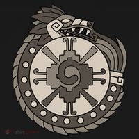 Quetzalcoatl Ouroboros Aztec Ancient Mayan Inca Toltec Women's Hoodie thumb 2