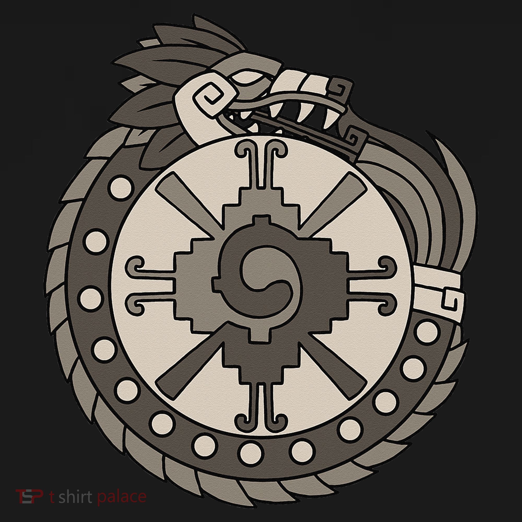 Quetzalcoatl Ouroboros Aztec Ancient Mayan Inca Toltec Women's Hoodie