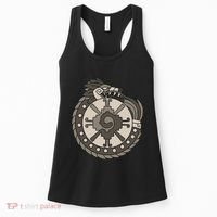 Quetzalcoatl Ouroboros Aztec Ancient Mayan Inca Toltec Women's Tank Top thumb 0